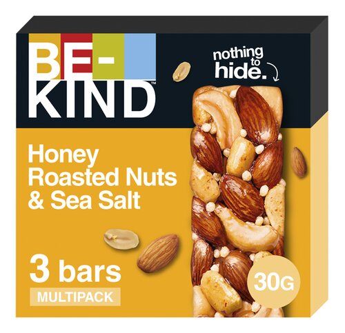 BE-KIND honey roast.nuts&sea salt 3x30g