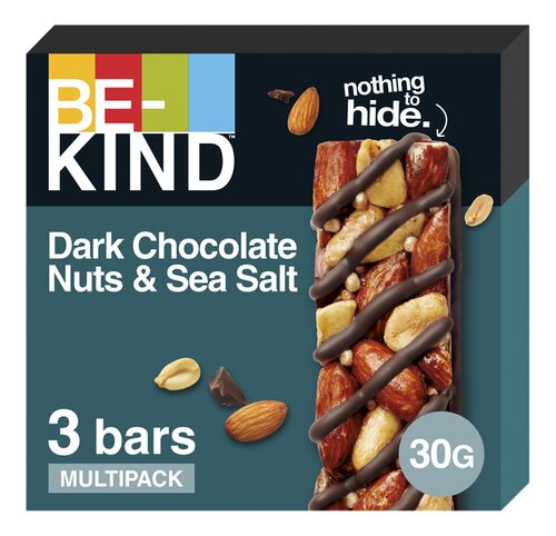 BE-KIND dark chocolat nuts & salt 3x30g