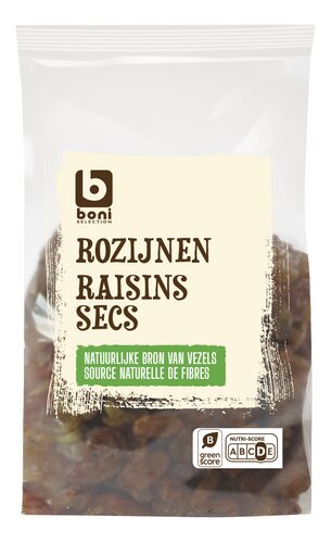 BONI rozijnen natuur 250g
