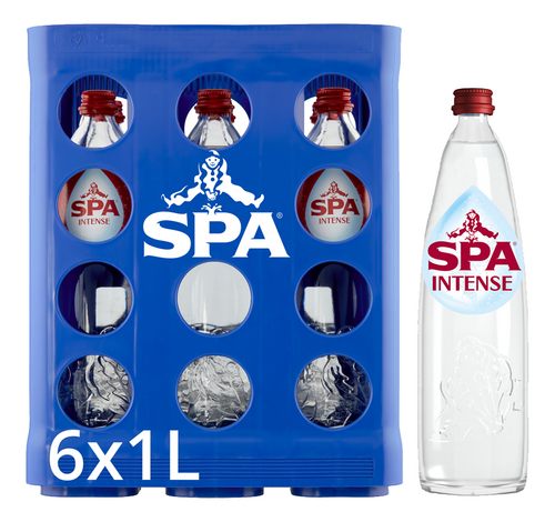 SPA INTENSE bruisend water glas 6x1L