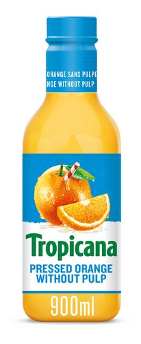 TROPICANA Press.Orange Without Pulp 90cl