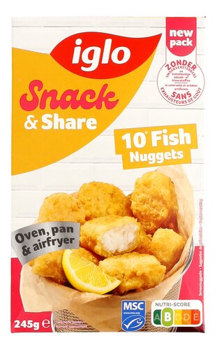 IGLO Fish Nuggets 10st 245g