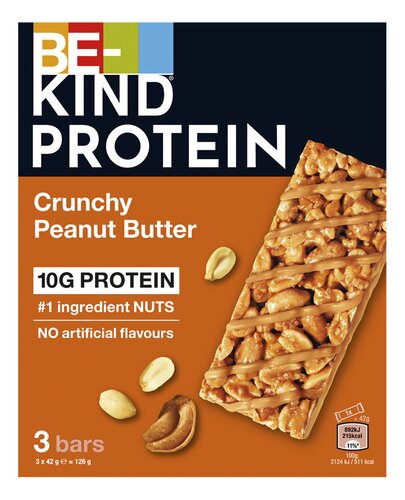 BE-KIND Protein Crunch Peanut But. 3x42g