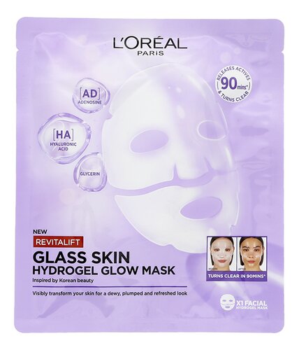 L'OREAL RVT masker Glass Skin Hydrogel