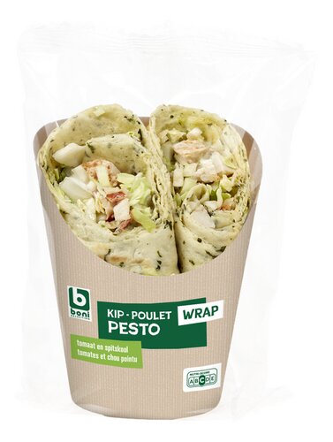 BONI Wrap kip pesto 170g