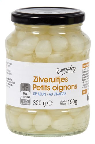 EVERYDAY zilveruitjes in azijn 320g
