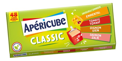 APÉRICUBE aperitiefkaasjes Classic 48st
