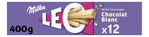 MILKA LEO witte chocolade 12x33g