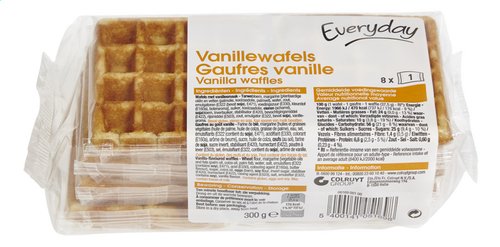 EVERYDAY vanillewafels 8x37,5g