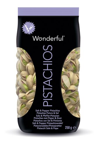 WONDERFUL PISTACHIOS peper&zout 250g