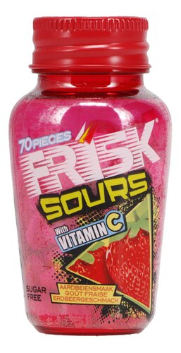 FRISK Sour Straw. Vit c 49g