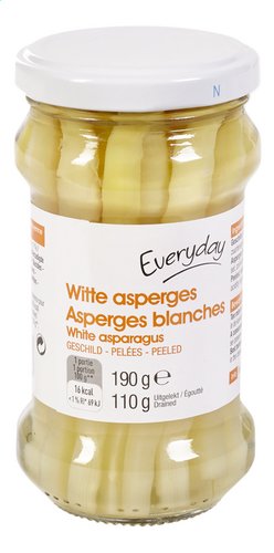 EVERYDAY witte asperges geschild 190g