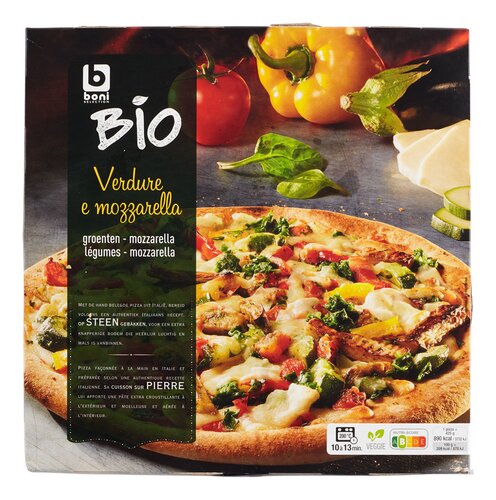 BONI BIO veggie pizza 425g
