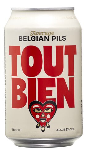 TOUT BIEN Av.Belgian pils 5,2% blik 33cl