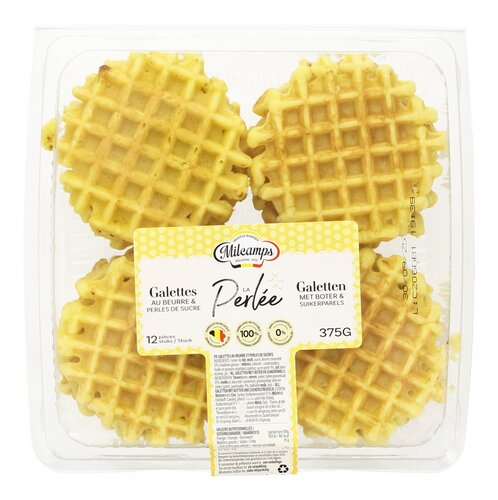 MILCAMPS Botergaletten Suikerparels 375g