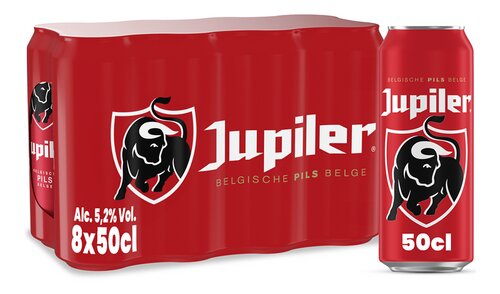 JUPILER Pils 5,2% blik 50cl