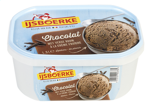 IJSBOERKE roomijs chocolade 1,5L