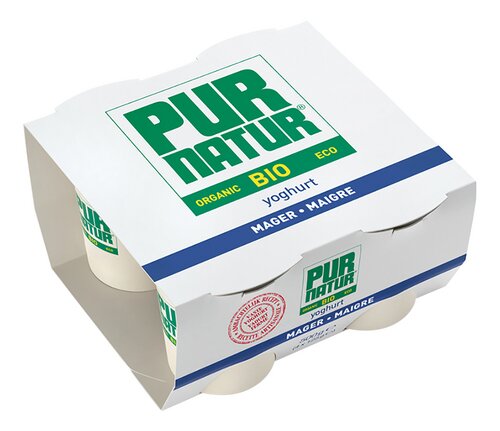 PUR NATUR yoghurt nat.mager Bio 4x125g