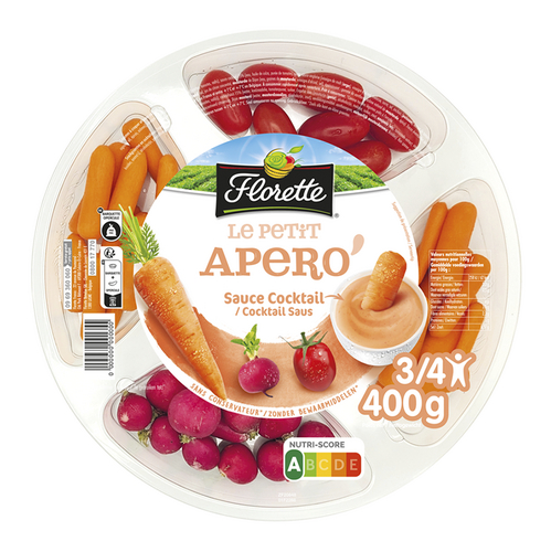 FLORETTE Aperoschaal 400g