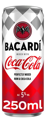 COCA-COLA Bacardí & Cola 5% blik 25cl