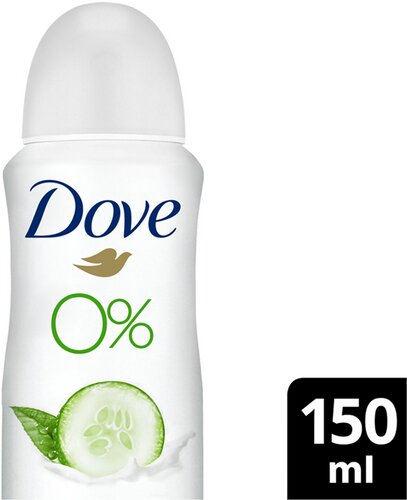 DOVE deo 0% komkommer/original 150ml