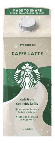 STARBUCKS ijskoffie Caffè Latte 75cl