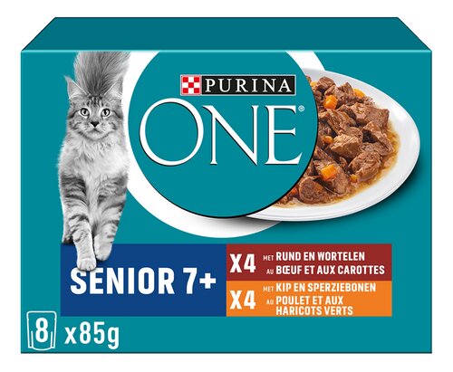 PURINA ONE Cat Pouch Senior 680g