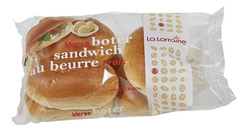 LA LORRAINE botersandwiches 6x45g