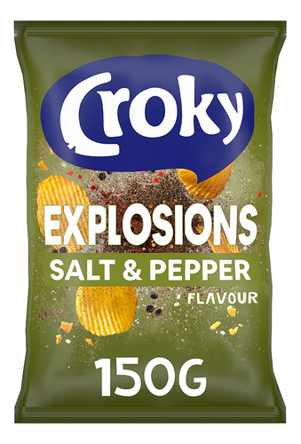CROKY Explosions Salt & Pepper 150g