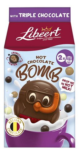 LIBEERT cocoa bomb triple choc.duo 80g