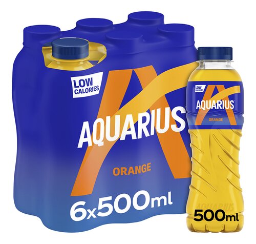 AQUARIUS Daily Hydration Orange 50cl
