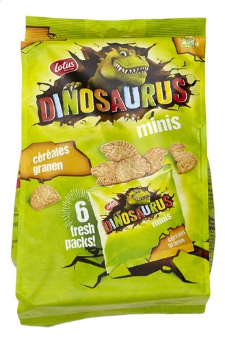 Lotus Biscuits Dinosaurus Mini Cereals 6x25g Colruyt Lotus Biscuits Dinosaurus Mini Cereals 6x25g Colruyt