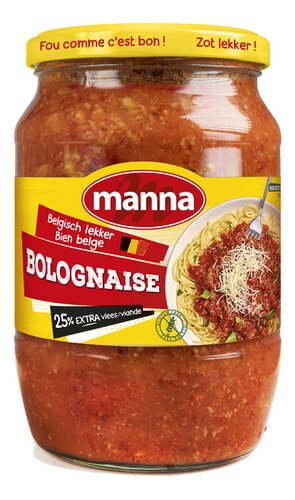 MANNA pastasaus bolognese 720g