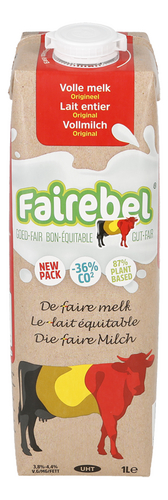 FAIREBEL volle melk brik 1L