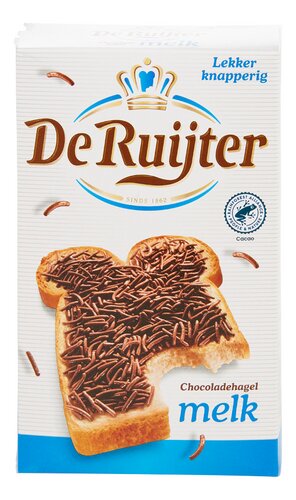 DE RUIJTER hagelslag melkchocolade 390g