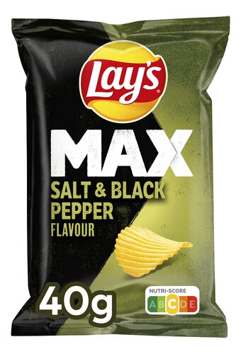 LAY'S MAX MAX Salt & Black Pepper 40g