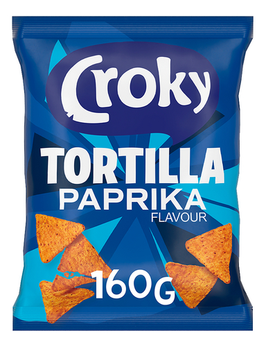CROKY Tortilla chips Paprika 160g