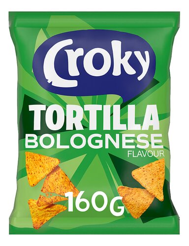 CROKY Tortilla chips Bolognese 160g