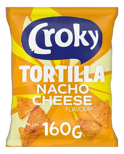 CROKY Tortilla chips Nacho Cheese 160g