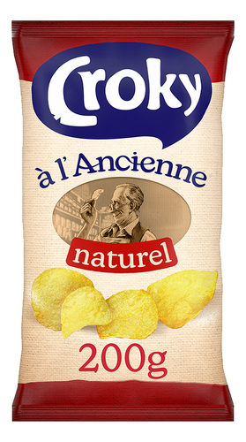 CROKY chips à l'ancienne Naturel 200g