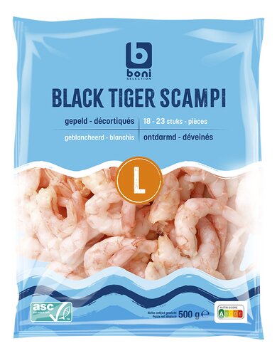 BONI Tiger scampi L.gep.18-23 ASC 500g