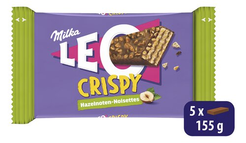 MILKA Crispy nuts 5x31,5g