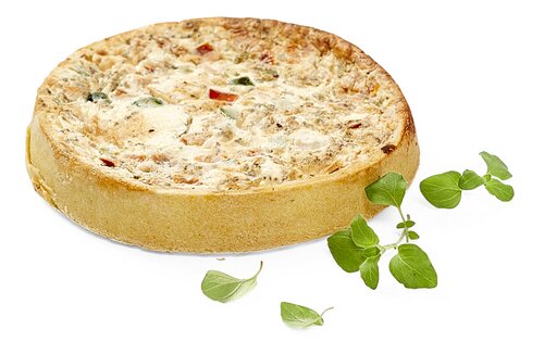 quiche kip courgette tomaat 375g