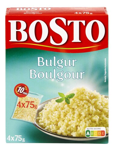 BOSTO Bulgur builtjes 4x75g