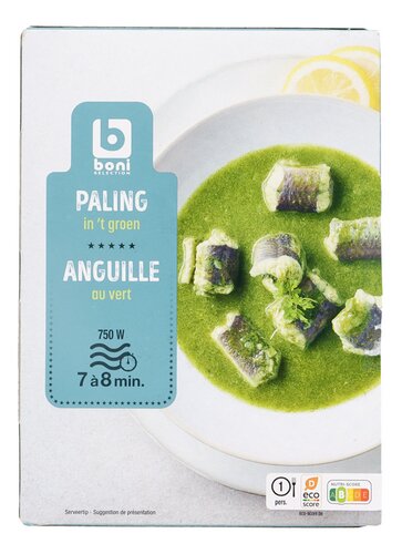 BONI paling in het groen 400g