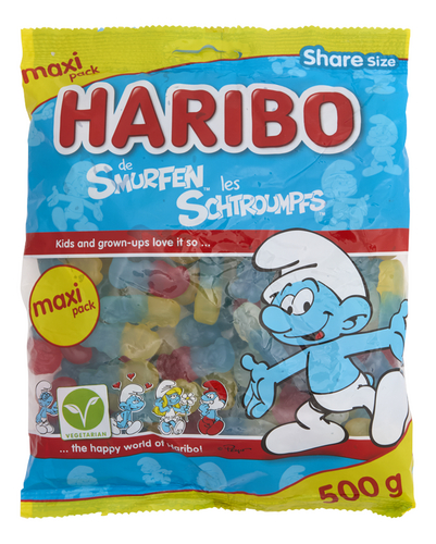 HARIBO smurfen 500g