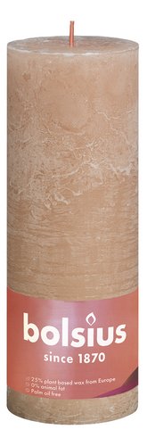 BOLSIUS Rust.Shine Misty roze 19x6,8cm