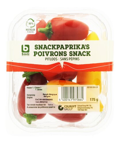 BONI Zoete snackpaprika 175g
