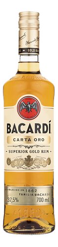 BACARDÍ Carta Oro Rum 37,5% 70cl
