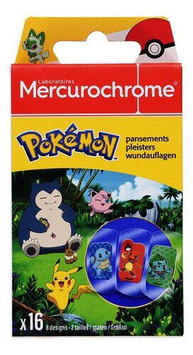 MERCUROCHROME Pokémon pleister 16st